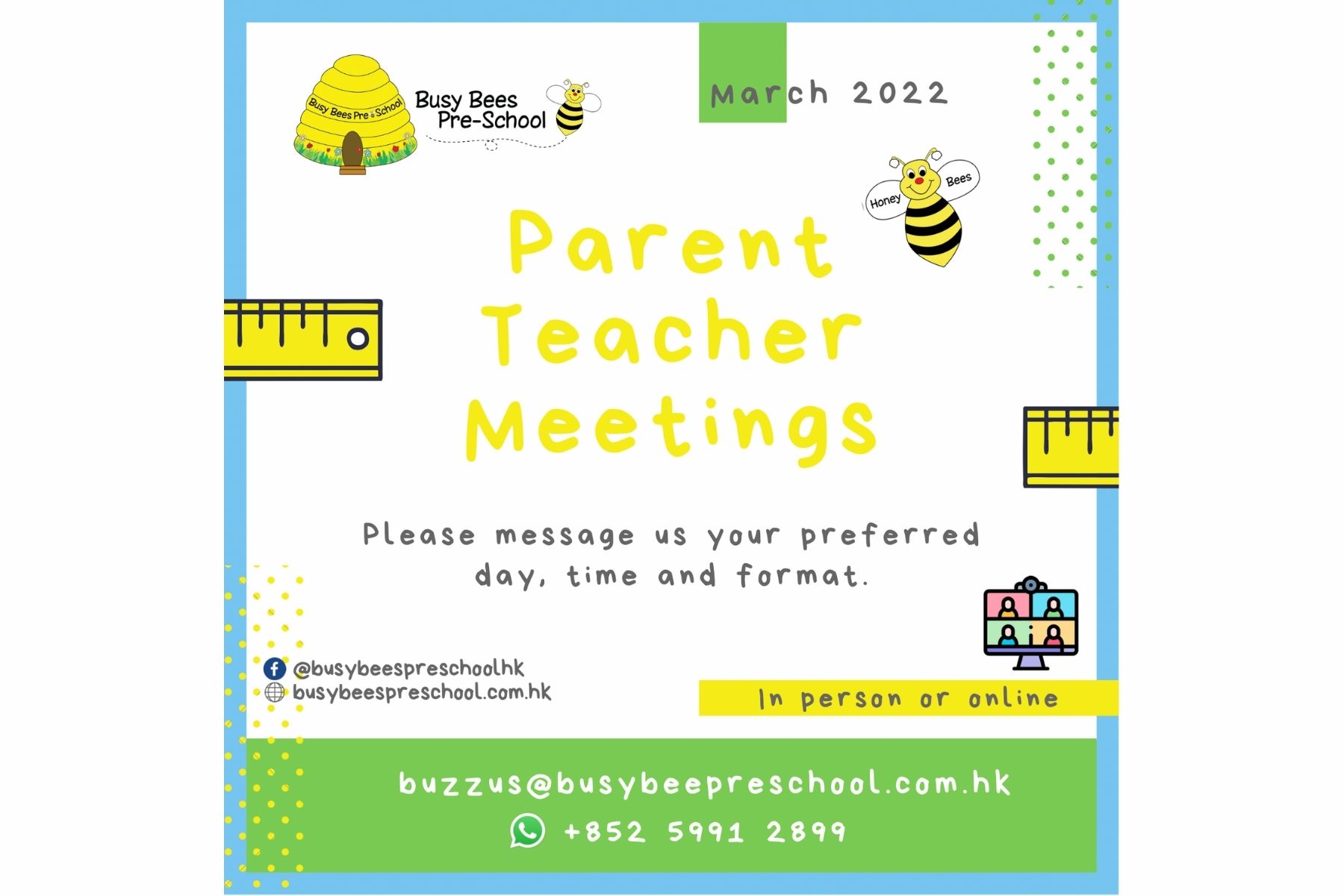 Parent Teacher Interviews – March 2022