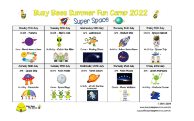 Camper Bees Summer Fun – Super Space