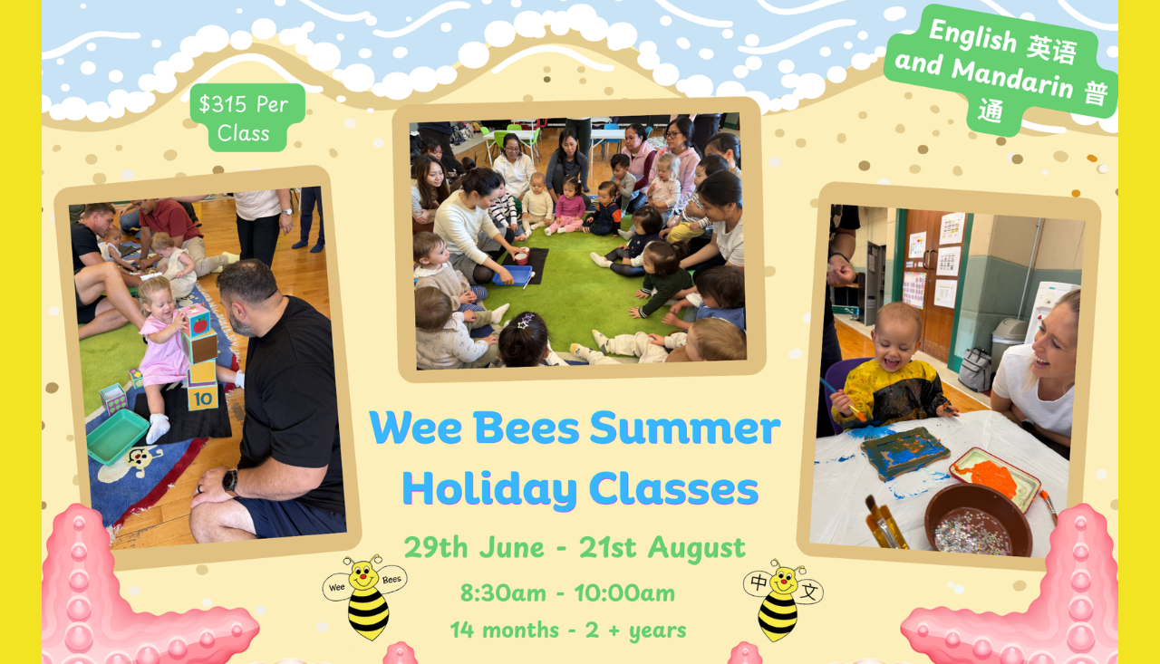 Wee Bees Summer Holiday Classes